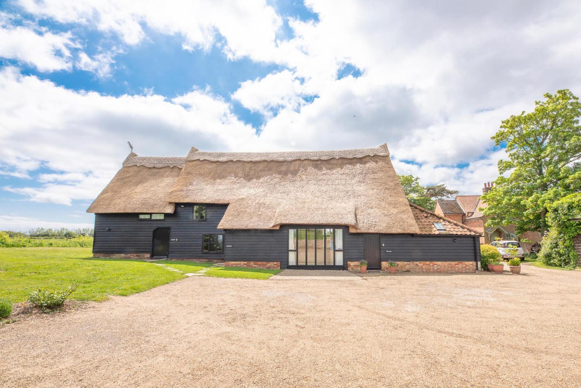 Harvest Cottage Valley Farm Barns, Snape 萨克斯曼德姆 外观 照片